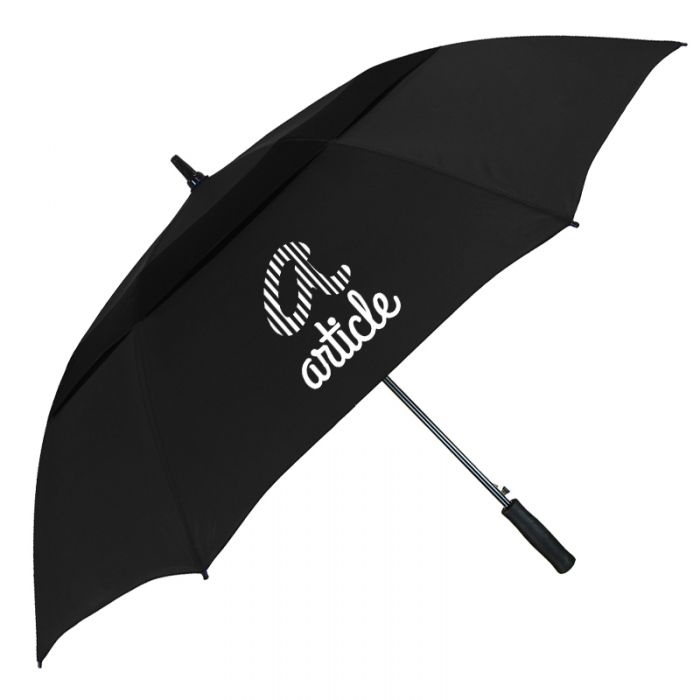 Large golf umbrella with double canopy - Image 4